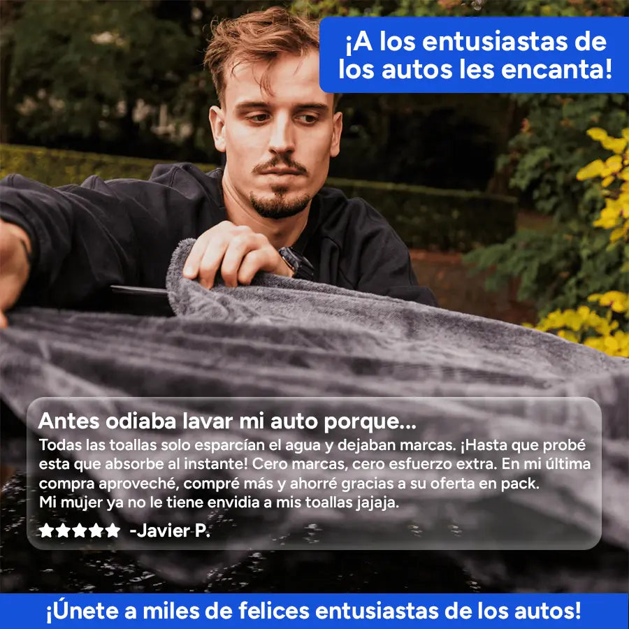 Thirsty Toalla de Secado – ¡El primer imán para el agua del mundo!